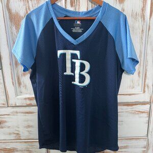 Tampa Bay Rays V-neck mesh tshirt